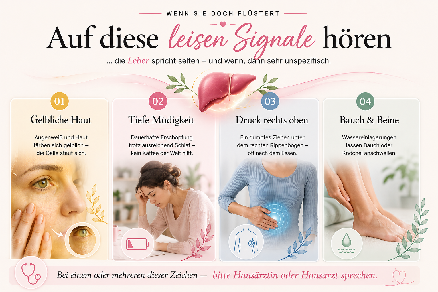 Leise Signale der Leber